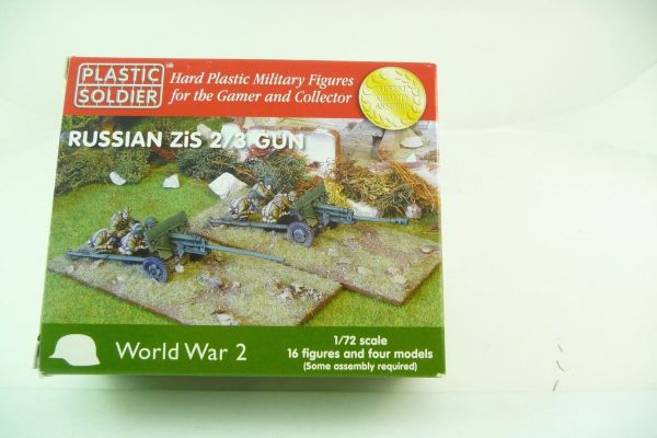 Plastic Soldier Russian Z.S 2/3 Gun - orig. packaging, parts on cast