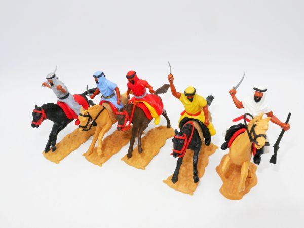 Timpo Toys 5 Arabs on horseback - beautiful set