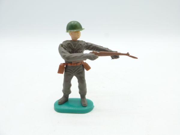 Transogram Soldat stehend mit Gewehr / Bajonett