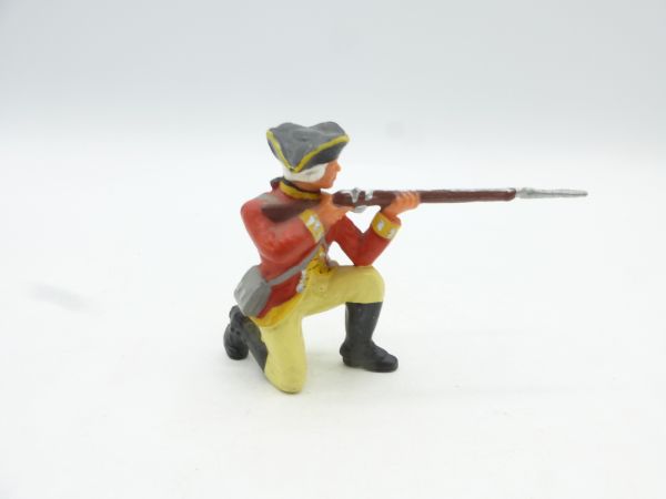 Elastolin 7 cm Britische Grenadiere: Soldat kniend schießend, Nr. 9144
