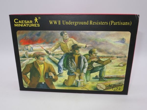 Caesar Miniatures 1:72 WW II Underground Resistess (Partisans), Nr. 006 - OVP