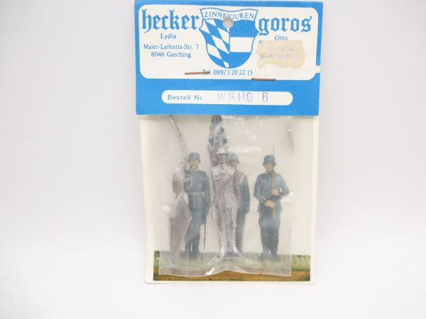 Hecker & Goros Deutsches Reich Soldat mit Fahne, WKHG 6