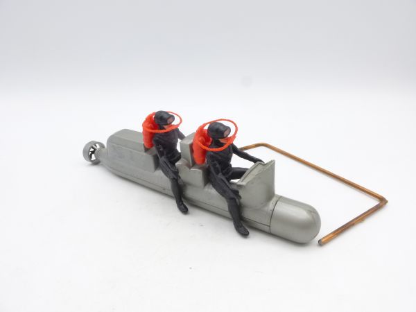 Timpo Toys Submarine with 2 divers (red tanks)