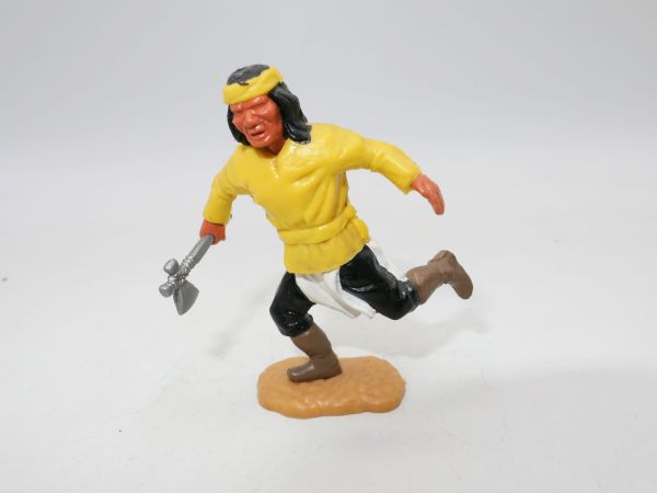 Timpo Toys Apache, gelb, laufend - Unterteil ist ein Umbau / Guss aus Metall