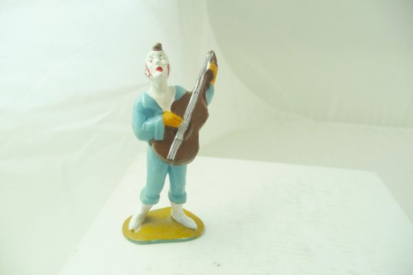 Starlux Clown, Gitarre spielend - tolle Bemalung, seltene Figur