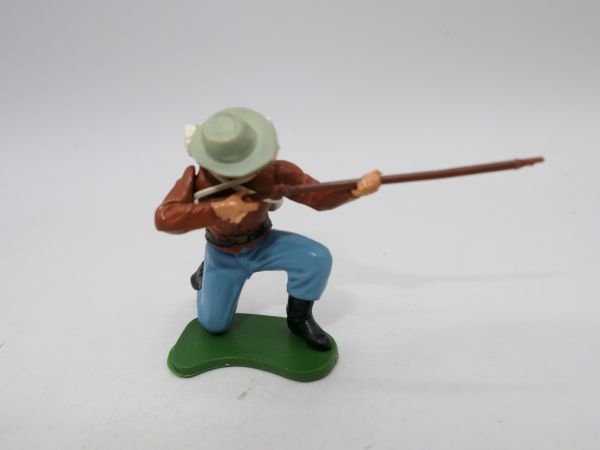 Britains Swoppets Butternut soldier kneeling shooting - extremely rare