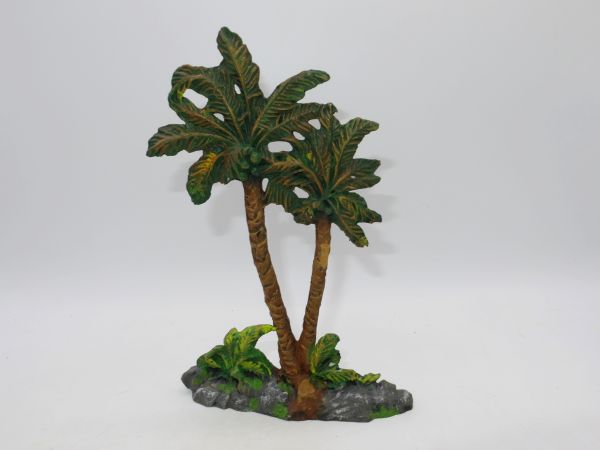 Double palm diorama (height 18 cm) - replica