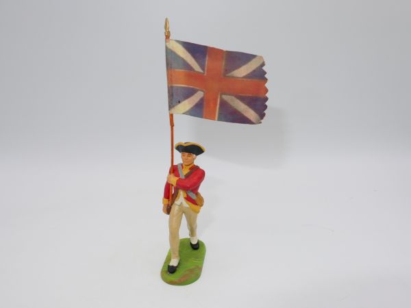 Preiser 7 cm British Grenadiers: Flag bearer marching, No. 9136