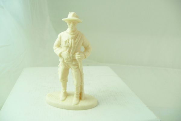Linde Cowboy stehend mit Gewehr, cremeweiß - sehr guter Zustand