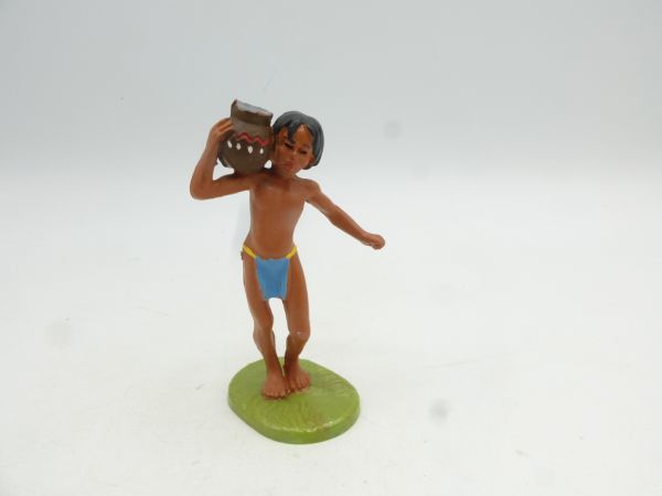 Elastolin 7 cm Indian child with jug, No 6805