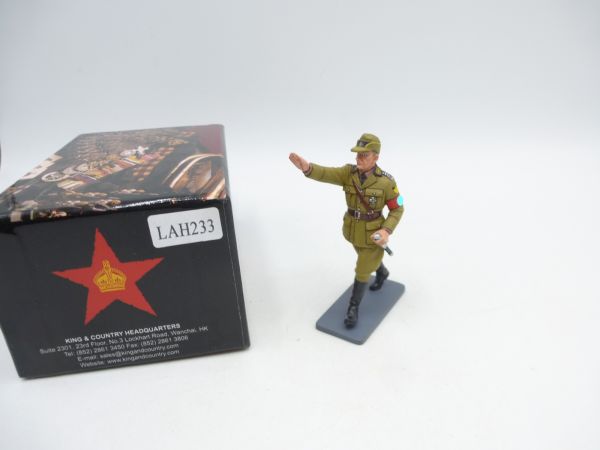 King & Country Reich Labour Service, officer saluting, LAH 233