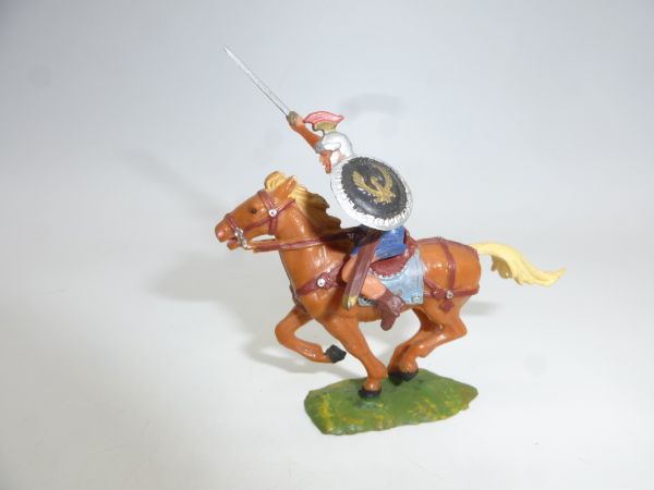 Elastolin 4 cm Römischer Reiter mit Schwert angreifend, Nr. 8459