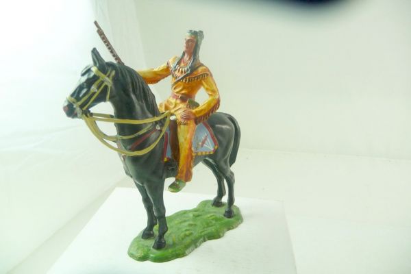 Elastolin 7 cm Winnetou zu Pferd, Nr. 7551 - BEMALUNG 2tolle Figur