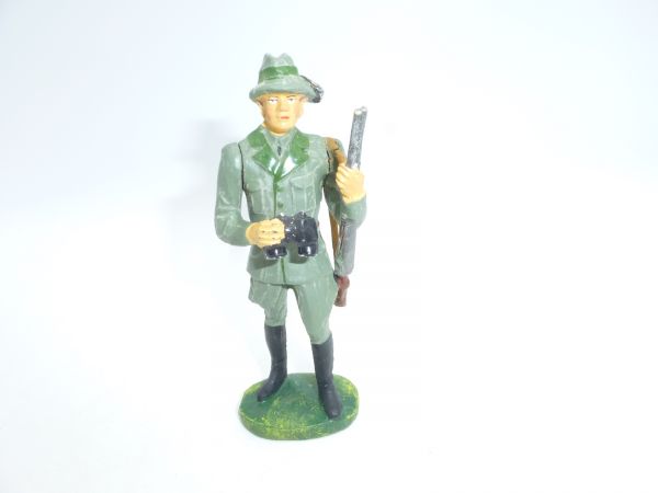 Elastolin (compound) Forester / hunter with rifle + binoculars (11 cm)