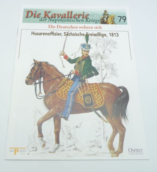 del Prado Bestimmungsheft Nr. 79 Husarenoffizier, Sächsische Freiwillige 1813