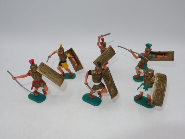 Timpo Toys Romans on foot (6 figures) - nice set, shield loops ok