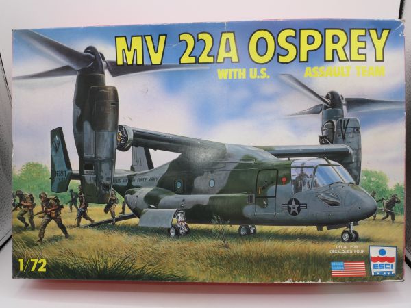 Esci MV 22 A OSPREY with US Assault Team, No. 9087, large box
