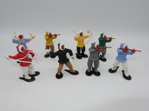 Timpo Toys Group of Eskimos (8 figures)