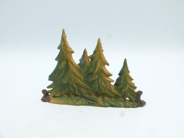 Group of fir trees (similar to Starlux), height 7 cm - rare