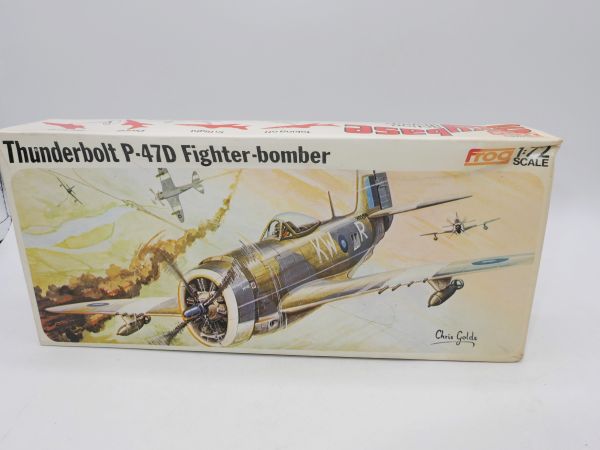 FROG 1:72 Thunderbolt P-47 D Fighter Bomber, Nr. F232 - OVP, am Guss