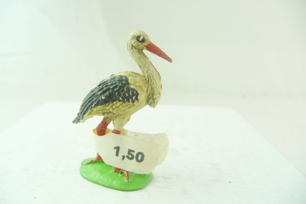Elastolin Storch, Nr. 3890 - mit Originalpreisfähnchen