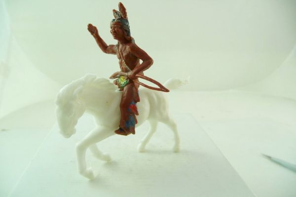 Heinerle Indian rider greeting with bow - original painting