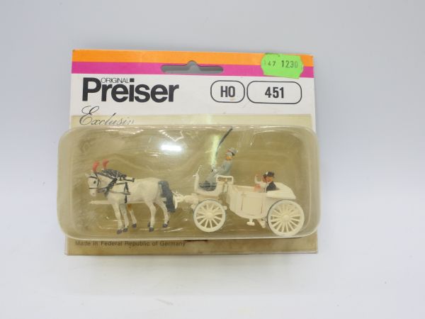 Preiser H0 Open wedding carriage, No. 30496 / 451 - orig. packaging