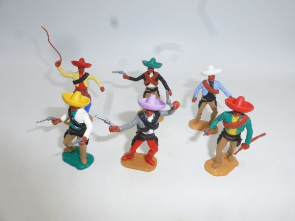 Timpo Toys Mexikaner zu Fuß (6 Figuren) - schöner Satz