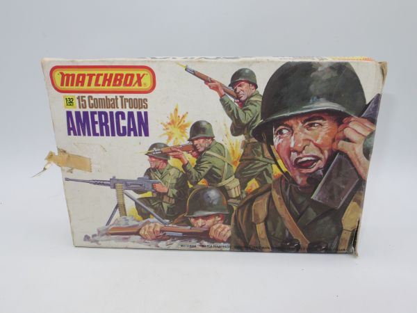 Matchbox 1:32 Combat Troops American, P-6003 - orig. packaging, complete