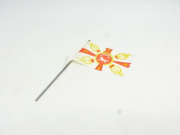 Elastolin 7 cm Fahne für Regiment Specht