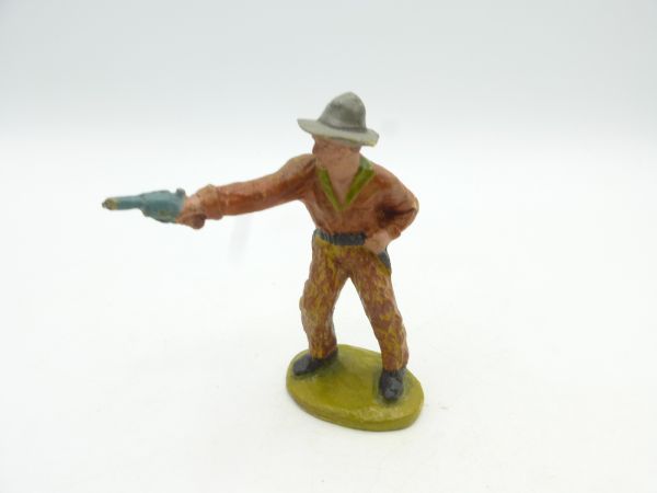 Pfeiffer Cowboy standing with revolver