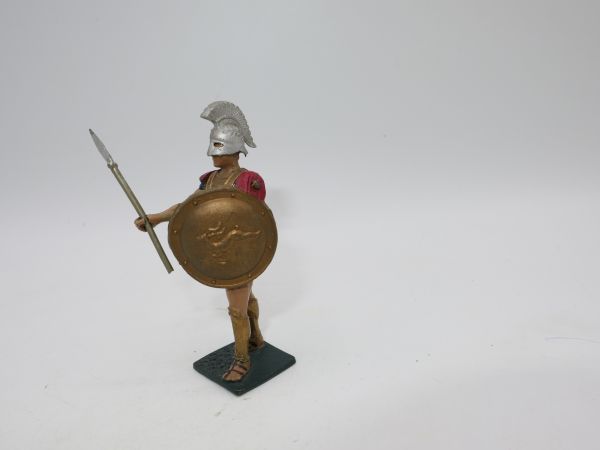Aohna Greek antique soldier with spear + shield - early figure