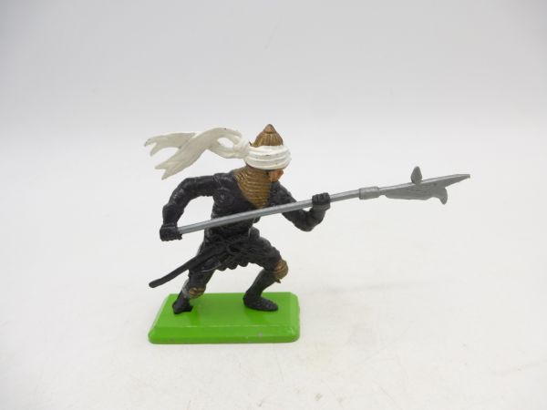 Britains Deetail Saracen advancing with spear