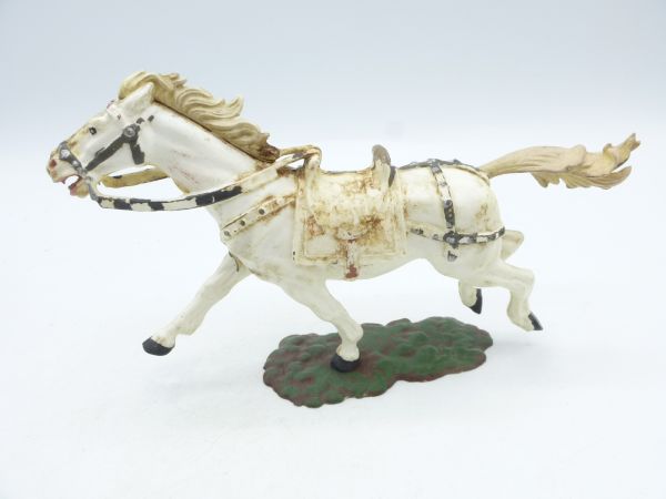 Elastolin 7 cm Horse running long - undamaged, with loss of colour