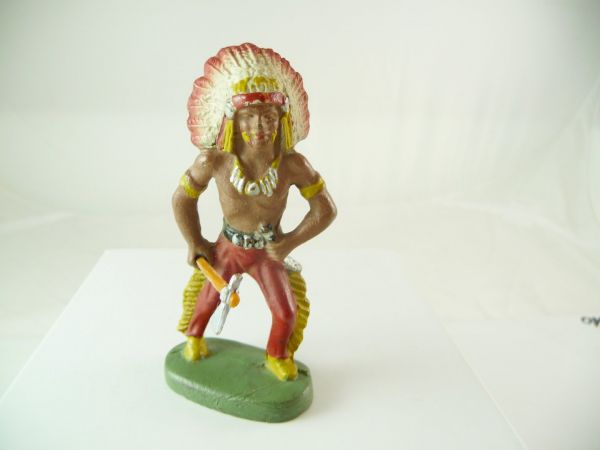 Leyla Indian / chief walking with tomahawk - very good condition