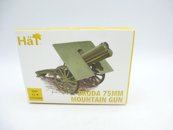 HäT 1:72 Skoda 75 mm Mountain Gun, No. 8244 - orig. packaging
