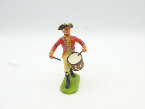 Elastolin 7 cm British Grenadiers: Drummer marching, No. 9134