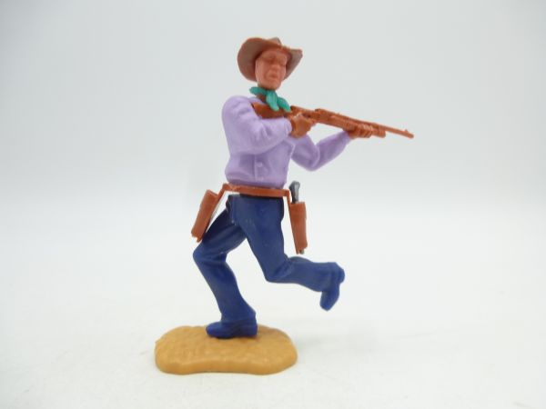 Timpo Toys Cowboy 2. Version laufend, Gewehr schießend