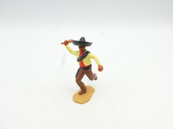 Timpo Toys Mexican running, lunging with whip, light yellow/red