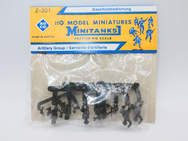 Roco Minitanks Artillery group / gun crew, No. Z 301 - orig. packaging