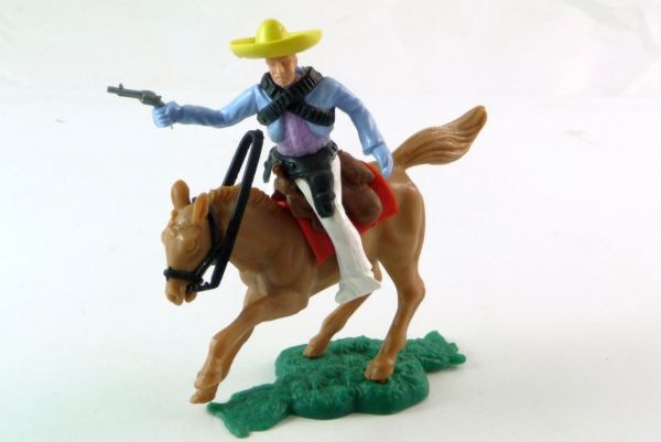 Transogram Mexican mounted, firing with pistol