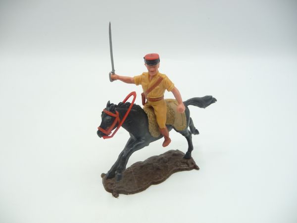 Timpo Toys Foreign legionnaire on horseback, officer with sabre