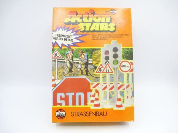 Airfix Action Stars: Road construction accessories, No. 412308 - brand new
