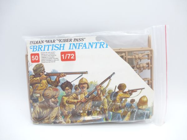 Esci 1:72 Indian War "Kiber Pass" British Infantry - without orig. packaging