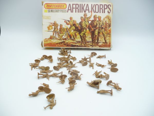 Matchbox 1:72 Afrika Korps, P5004 (41 Teile) - OVP, Box mit starken Lagerspuren