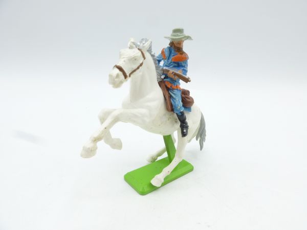 Britains Deetail Cowboy riding, spear in front of the body