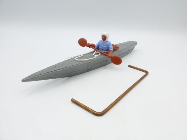 Timpo Toys Eskimo kayak, grey
