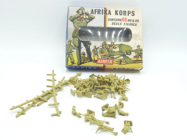 Airfix 1:72 Africa Corps 1st version, 4 S 11 - orig. packaging, old box, figures loose, complete