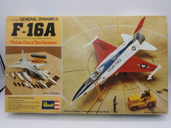 Revell 1:72 General Dynamics: F-16A US Airforce, H222 - orig. packaging, on cast