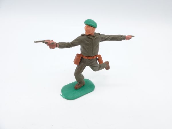 Timpo Toys Englischer Soldat mit seltenem original grünen Barett